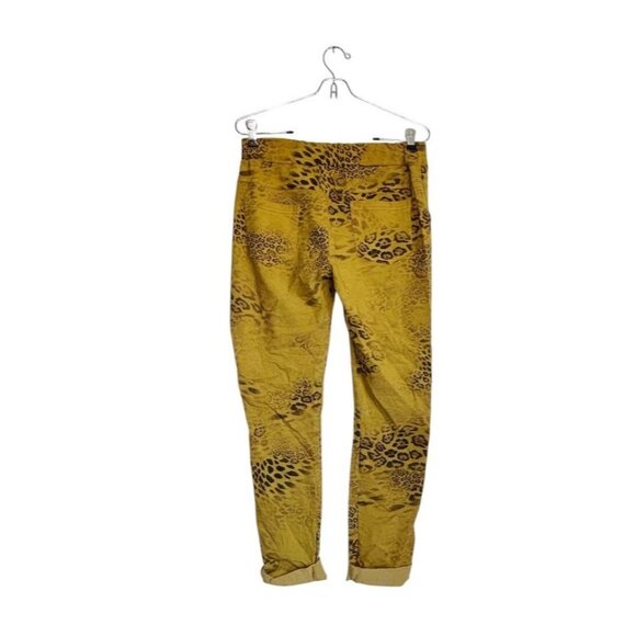 Venti6 Animal Print Stretch Jogger Pants in Brown - Sz XS - Picture 2 of 5